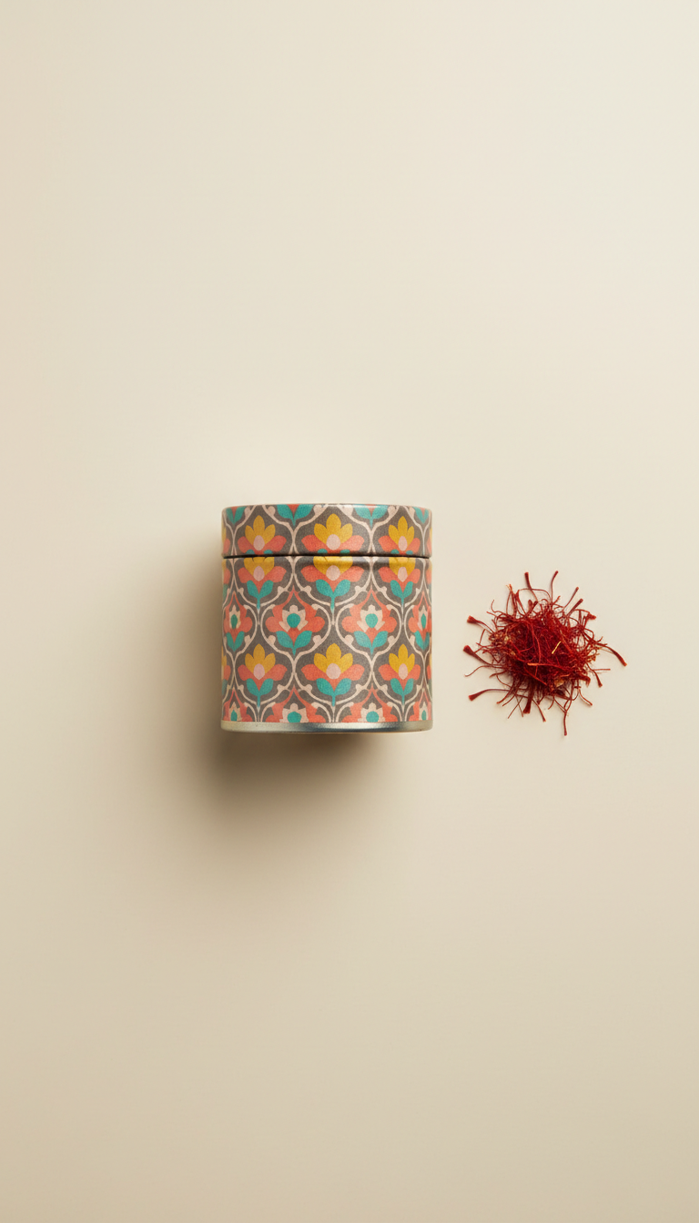 Saffron Threads Tin